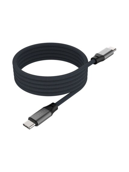 Fixed | Magnetic Braided Cable USB-C/USB-C, USB 2.0, Gray | FIXDBM-CC12-GR