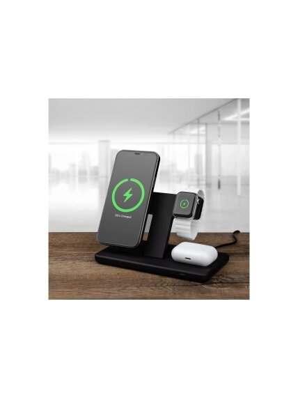 Fixed | MagPowerstation 3-in-1 wireless charging stand with MagSafe mount support | FIXMPOS-BK | Black 8 Fixed | MagPowerstation 3-in-1 wireless charging stand with MagSafe mount support | FIXMPOS-BK | Black 8