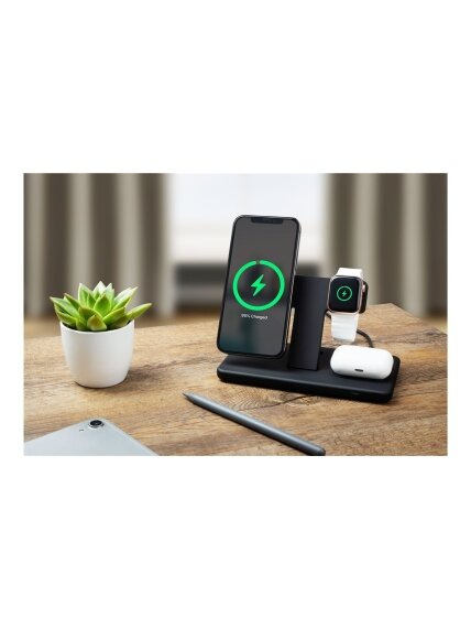 Fixed | MagPowerstation 3-in-1 wireless charging stand with MagSafe mount support | FIXMPOS-BK | Black 9 Fixed | MagPowerstation 3-in-1 wireless charging stand with MagSafe mount support | FIXMPOS-BK | Black 9