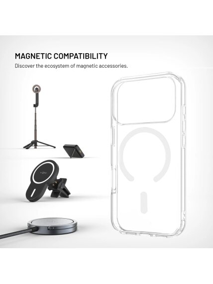 Fixed MagPure | Back cover | Xiaomi | 17 Ultra | TPU/PC | Clear 1