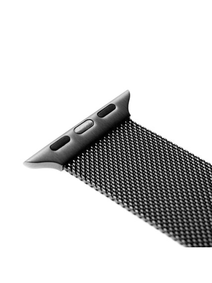 Fixed | Mesh Strap for Apple Watch 42/44/45/46/49mm | 42 mm, 44 mm, 45 mm, 46 mm, 49 mm | Black 1 Fixed | Mesh Strap for Apple Watch 42/44/45/46/49mm | 42 mm, 44 mm, 45 mm, 46 mm, 49 mm | Black 1