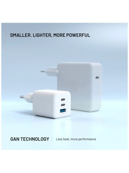 Fixed Mini 2x USB-C and USB GaN Charger 65W 4 Fixed Mini 2x USB-C and USB GaN Charger 65W 4