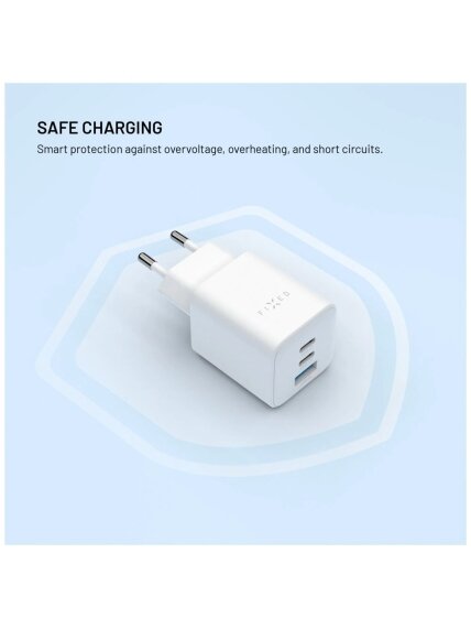 Fixed Mini 2x USB-C and USB GaN Charger 65W 5 Fixed Mini 2x USB-C and USB GaN Charger 65W 5