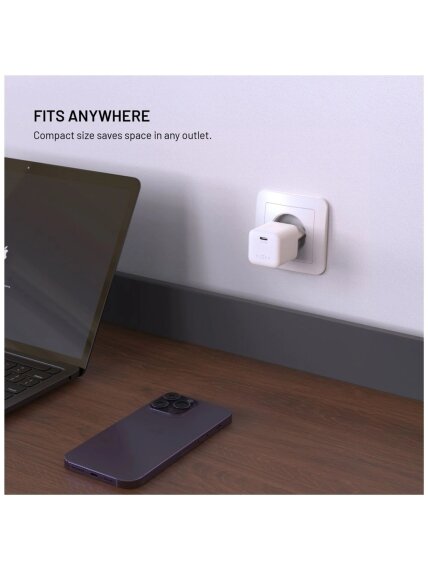 Fixed Mini GaN power adapter with USB-C output and PD support, 65W 5 Fixed Mini GaN power adapter with USB-C output and PD support, 65W 5