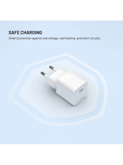 Fixed Mini USB-C GaN Charger 30W 6