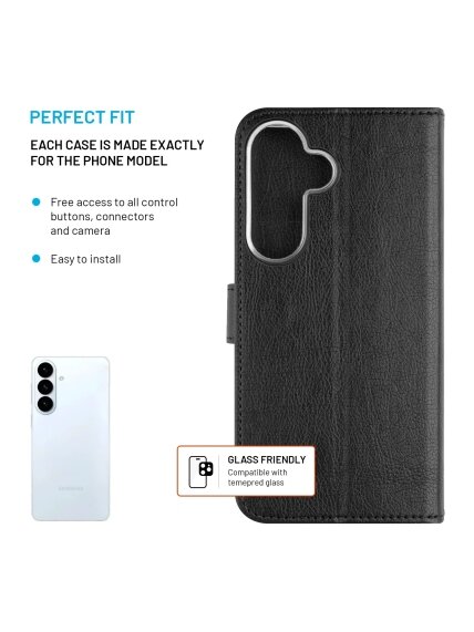 Fixed Opus | Book Case | Samsung | Galaxy S26+ | Synthetic leather | Black 6 Fixed Opus | Book Case | Samsung | Galaxy S26+ | Synthetic leather | Black 6