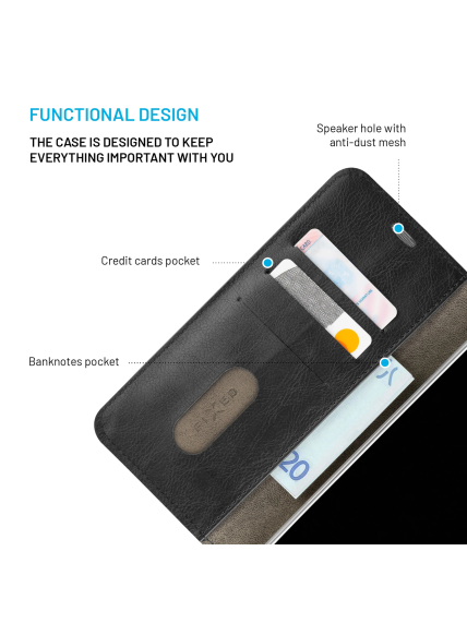 Fixed Opus | Book Case | Samsung | Galaxy S26 Ultra | Synthetic leather | Black 2