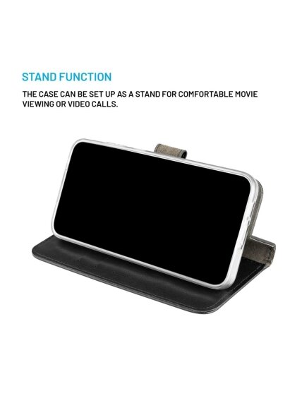 Fixed Opus | Book Case | Xiaomi | Redmi 15C 4G/5G | Leather | Black 3