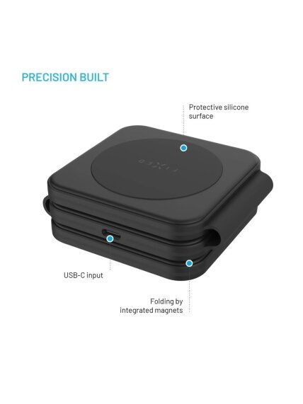 Fixed | Wireless Foldable Charger 3in1 Flex for Samsung | FIXFLE-SA-BK | Black 4 Fixed | Wireless Foldable Charger 3in1 Flex for Samsung | FIXFLE-SA-BK | Black 4