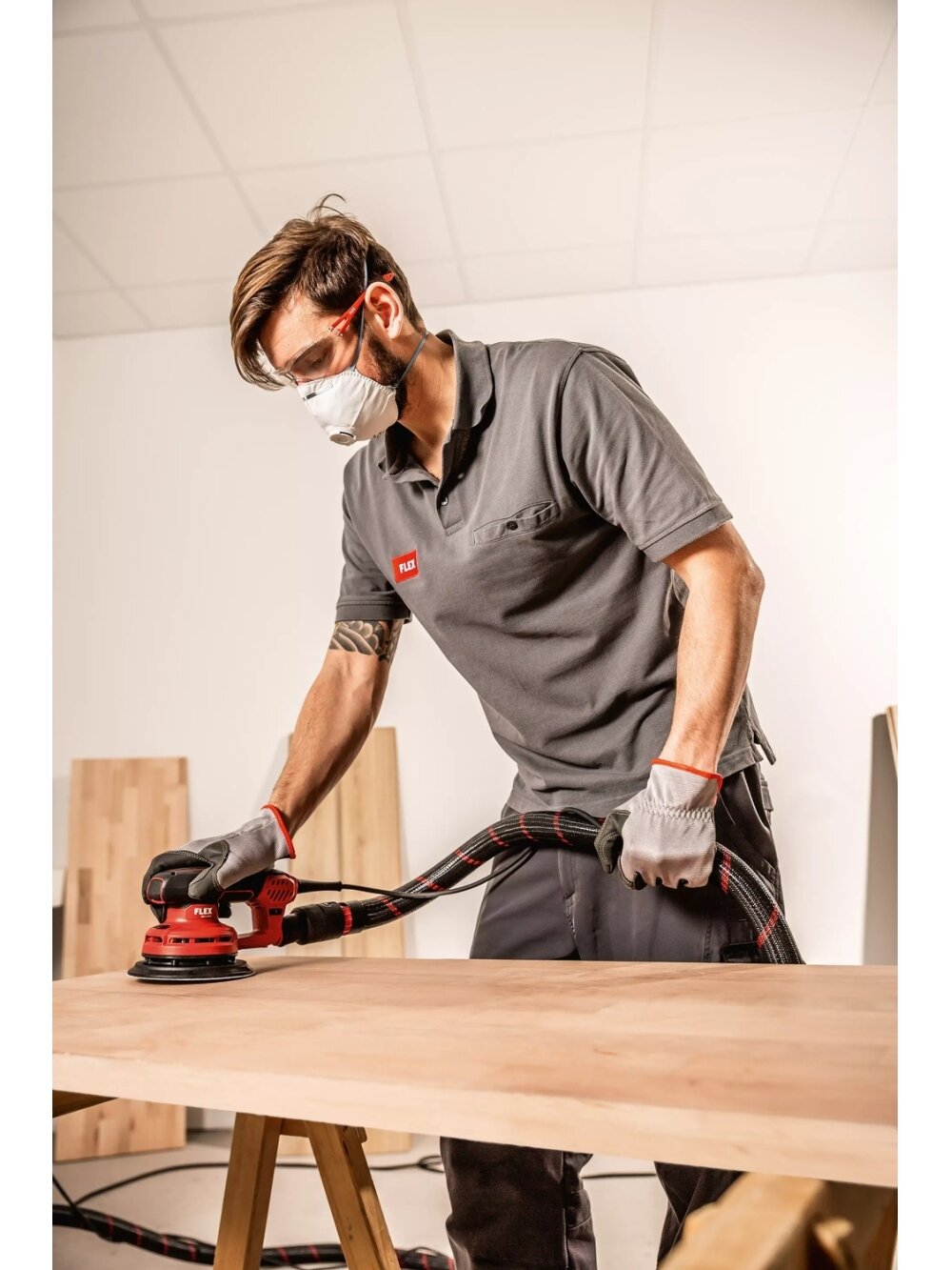 Flex | Powerful Random-orbit Sander with Speed Control, 150 mm | ORE 5-150 EC 7