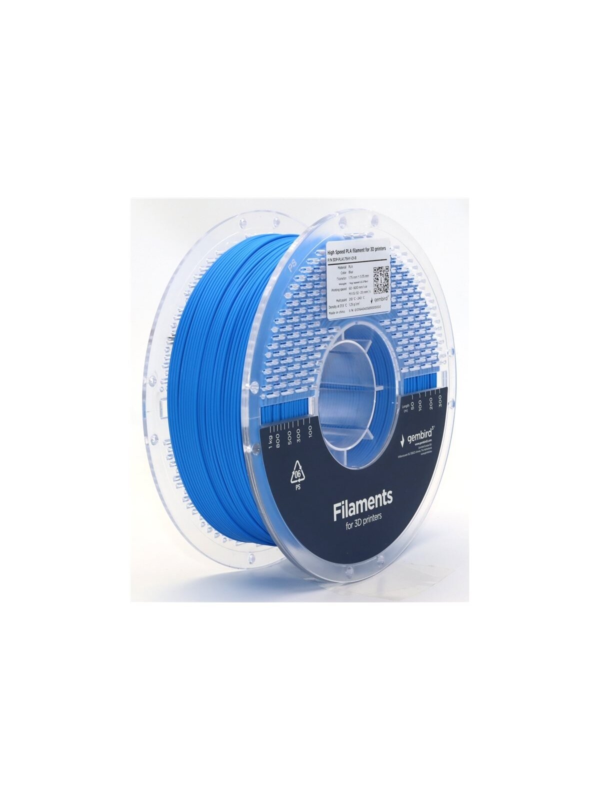 Flashforge High Speed PLA filament, 1.75 mm, 1 kg | PLA filament | Blue Flashforge High Speed PLA filament, 1.75 mm, 1 kg | PLA filament | Blue