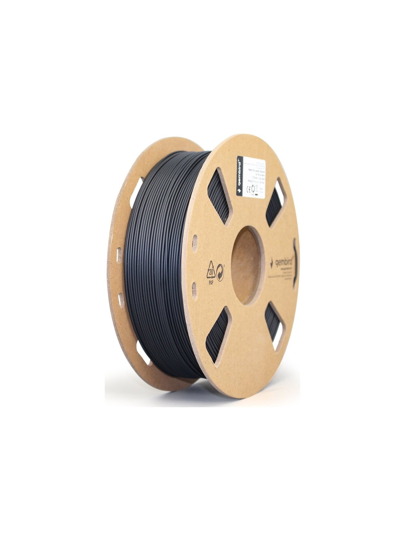 Flashforge Matte PLA filament, 1.75 mm, 1 kg | 3DP-PLA-01-MTBK | PLA filament | Matte black