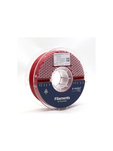 Flashforge High Speed ABS filament, 1.75 mm, 1 kg | 3DP-ABS1.75HY-01-R | ABS filament | Red Flashforge High Speed ABS filament, 1.75 mm, 1 kg | 3DP-ABS1.75HY-01-R | ABS filament | Red