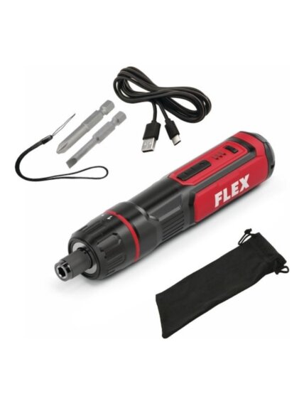 Flex | Cordless Screwdriver | FLEX SD 7-320 | 4 V | 2.5 Ah Flex | Cordless Screwdriver | FLEX SD 7-320 | 4 V | 2.5 Ah