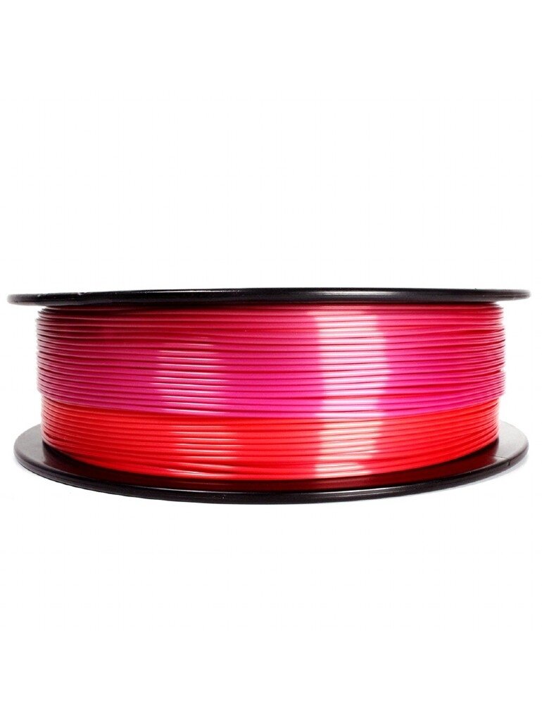Flashforge Filament, PLA Silk Rainbow | 3DP-PLA-SK-01-RP | 1.75 mm diameter, 1kg/spool | Red/Purple 1 Flashforge Filament, PLA Silk Rainbow | 3DP-PLA-SK-01-RP | 1.75 mm diameter, 1kg/spool | Red/Purple 1