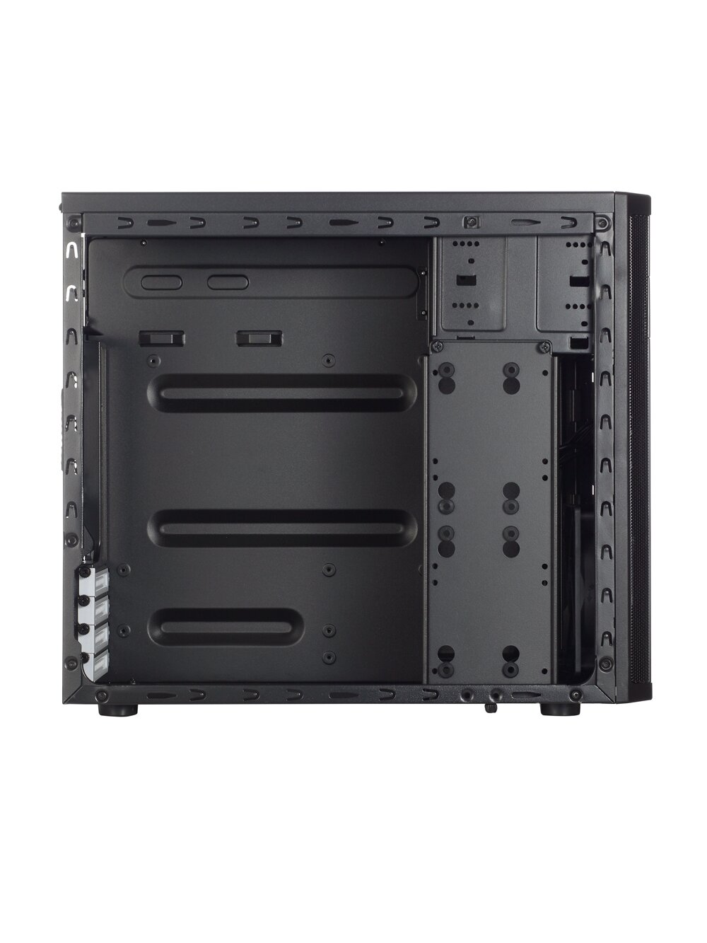 Fractal Design | CORE 1100 | Black | Micro ATX | ATX PSUs, up to 185mm if a typical-length optical drive is mounted 34 Fractal Design | CORE 1100 | Black | Micro ATX | ATX PSUs, up to 185mm if a typical-length optical drive is mounted 34