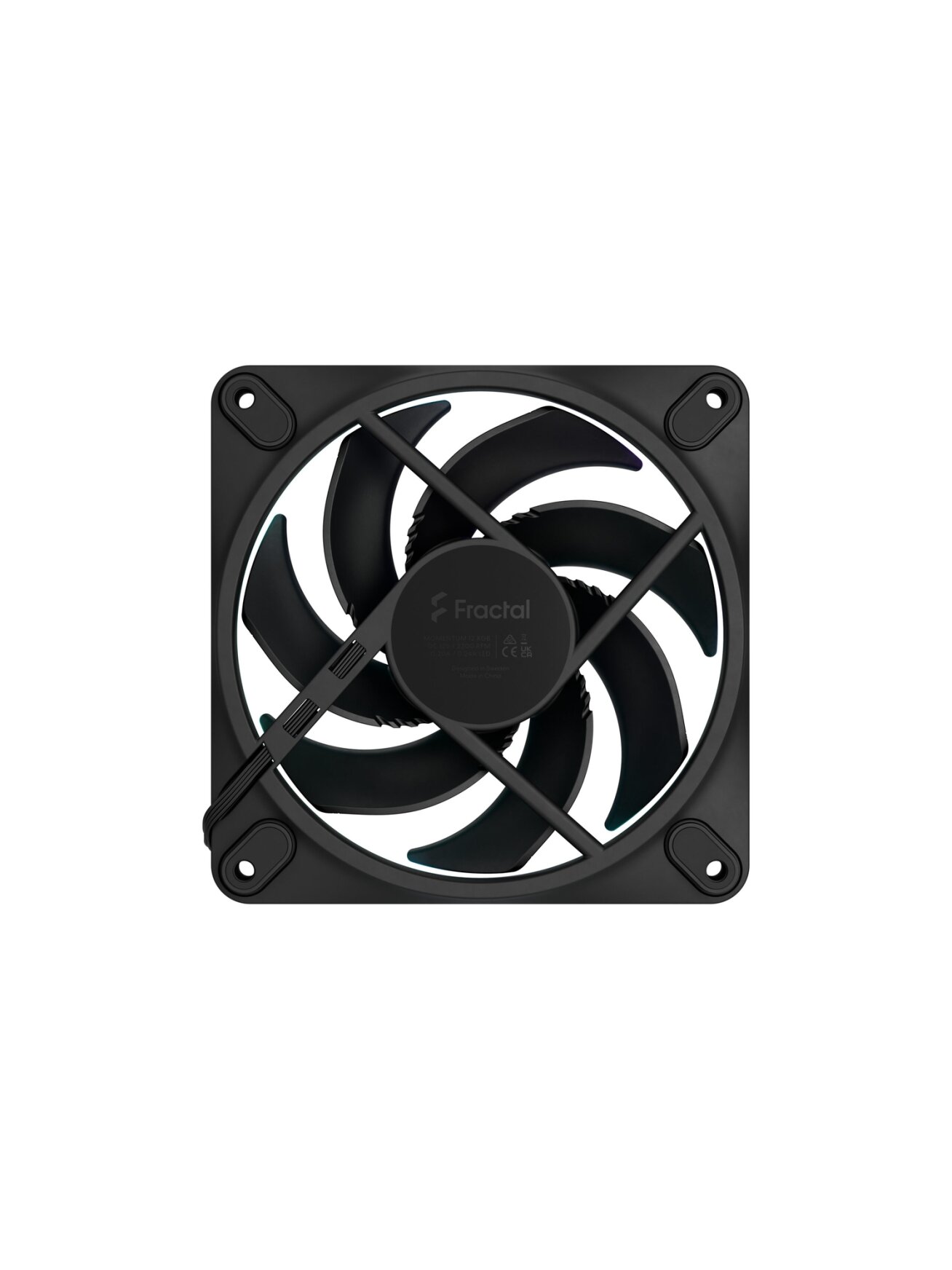 Fractal Design | Computer Fan, 3-pack | Momentum 12 RGB 5 Fractal Design | Computer Fan, 3-pack | Momentum 12 RGB 5