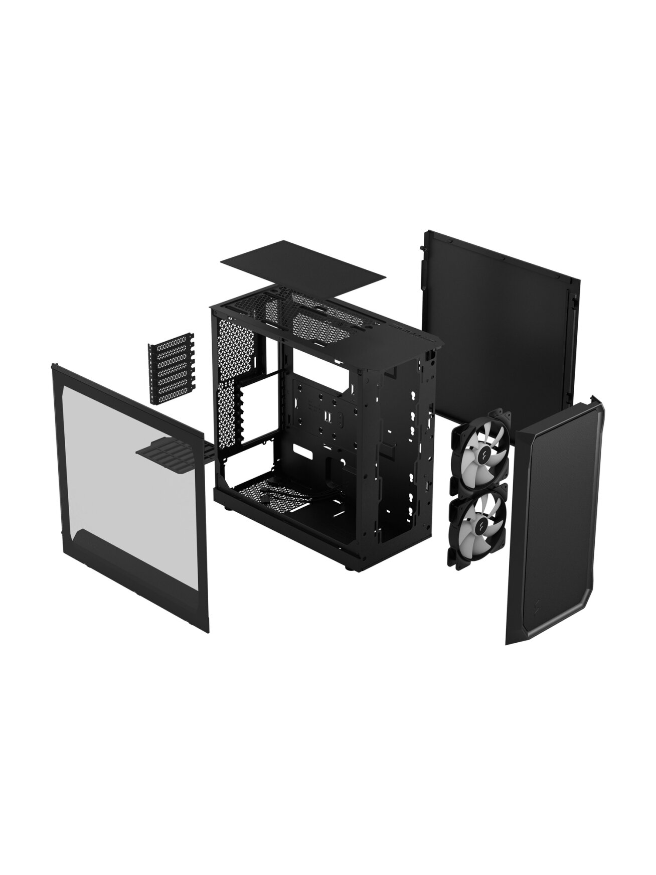 Fractal Design | Focus 2 | Side window | RGB Black TG Clear Tint | Midi Tower | ATX 11