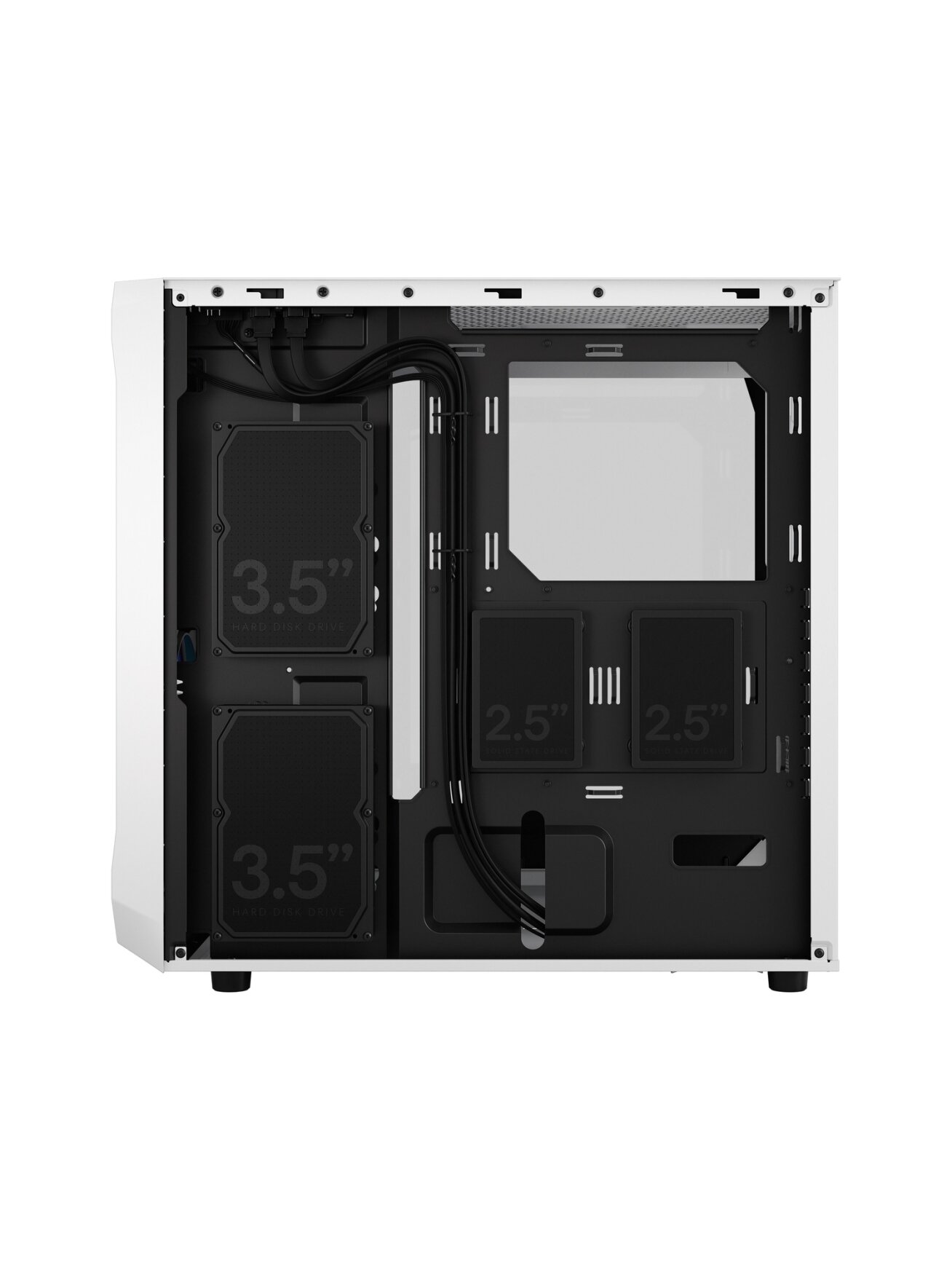 Fractal Design | Focus 2 | Side window | RGB White TG Clear Tint | Midi Tower | ATX 4