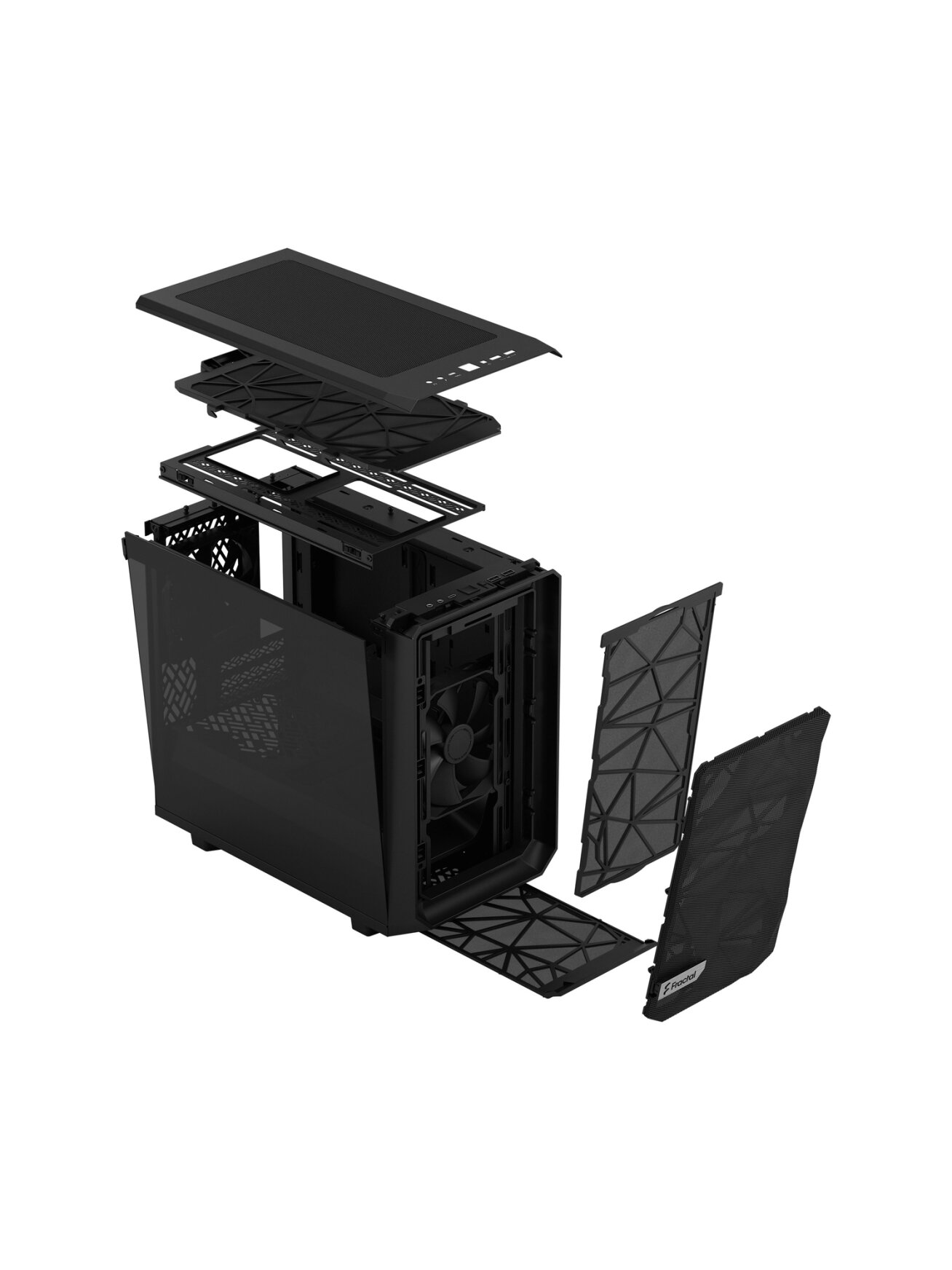 Fractal Design | Meshify 2 Nano | Side window | Black TG dark tint | ITX | ATX 19 Fractal Design | Meshify 2 Nano | Side window | Black TG dark tint | ITX | ATX 19