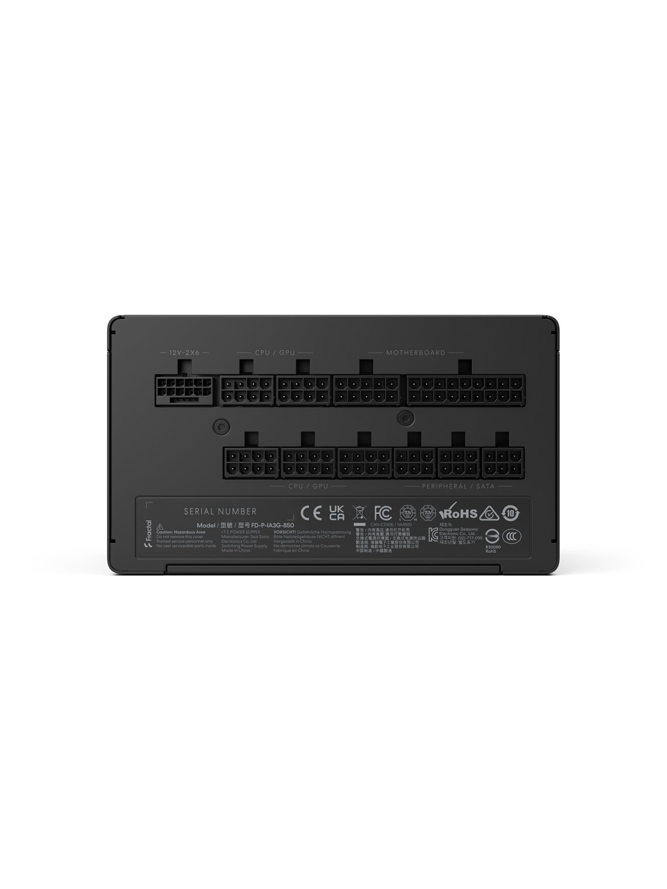 Fractal Design Power Supply, Black | Ion 3 Gold | 850 W 3 Fractal Design Power Supply, Black | Ion 3 Gold | 850 W 3