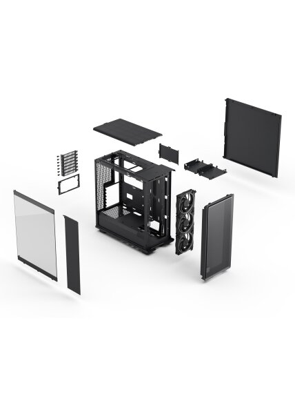 Fractal Design Case | Epoch | Black TG RGB Light Tint | ATX 12