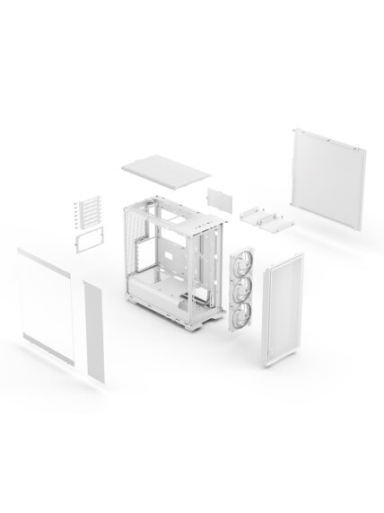 Fractal Design Case | Epoch | White TG RGB Clear Tint | ATX 11 Fractal Design Case | Epoch | White TG RGB Clear Tint | ATX 11