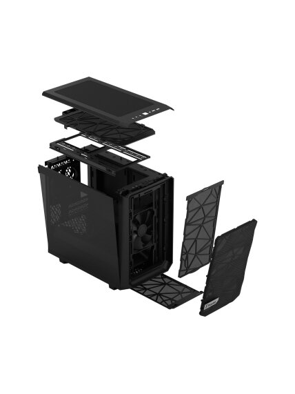 Fractal Design | Meshify 2 Nano | Side window | Black TG dark tint | ITX | ATX 19 Fractal Design | Meshify 2 Nano | Side window | Black TG dark tint | ITX | ATX 19