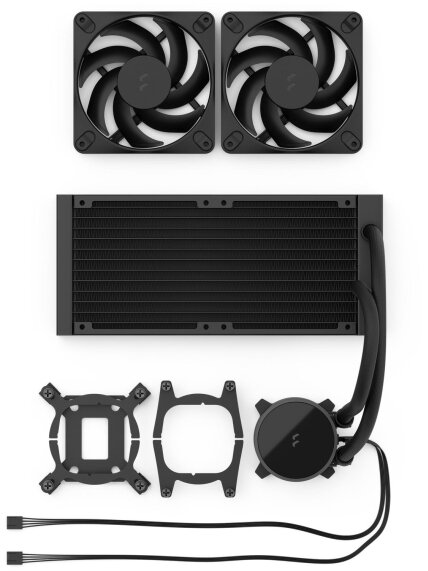 Fractal Design Water Cooling | Radius 240 | Black | Intel, AMD 3