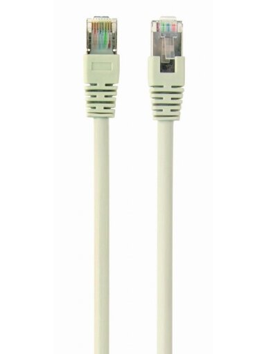 FTP Cat6 | Patch cord | Perfect connection; Foil shielded - for a reliable connection; Gold plated contacts | White | 5 m FTP Cat6 | Patch cord | Perfect connection; Foil shielded - for a reliable connection; Gold plated contacts | White | 5 m