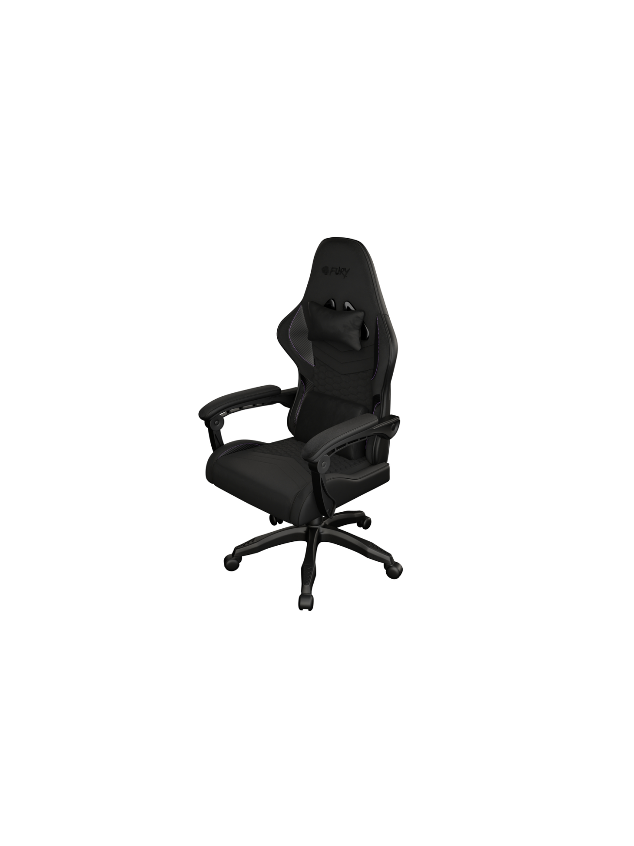 FURY Eco leather, Fabric, Nylon | Gaming Chair | Shinai S4 | Black 3 FURY Eco leather, Fabric, Nylon | Gaming Chair | Shinai S4 | Black 3