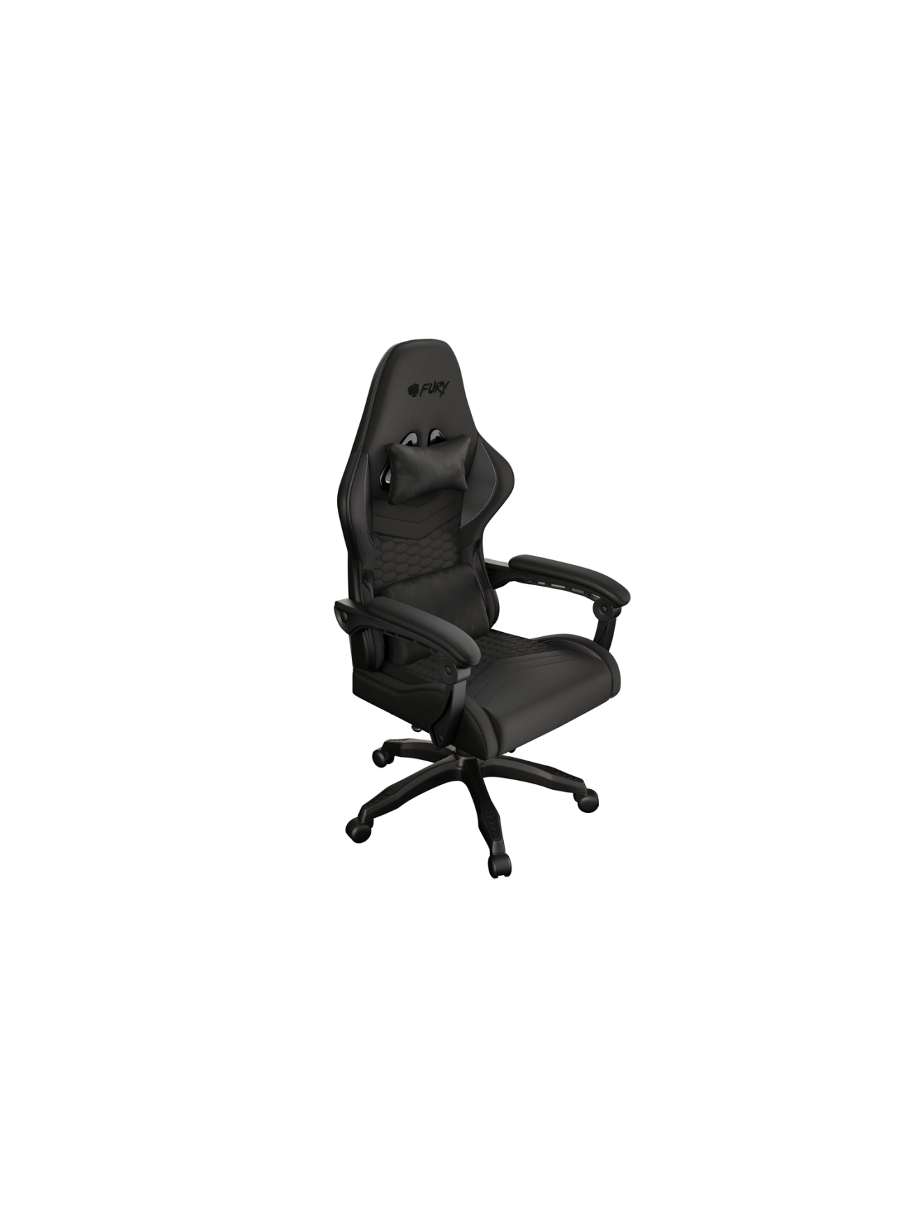 FURY Eco leather, Fabric, Nylon | Gaming Chair | Shinai S4 | Black 4 FURY Eco leather, Fabric, Nylon | Gaming Chair | Shinai S4 | Black 4
