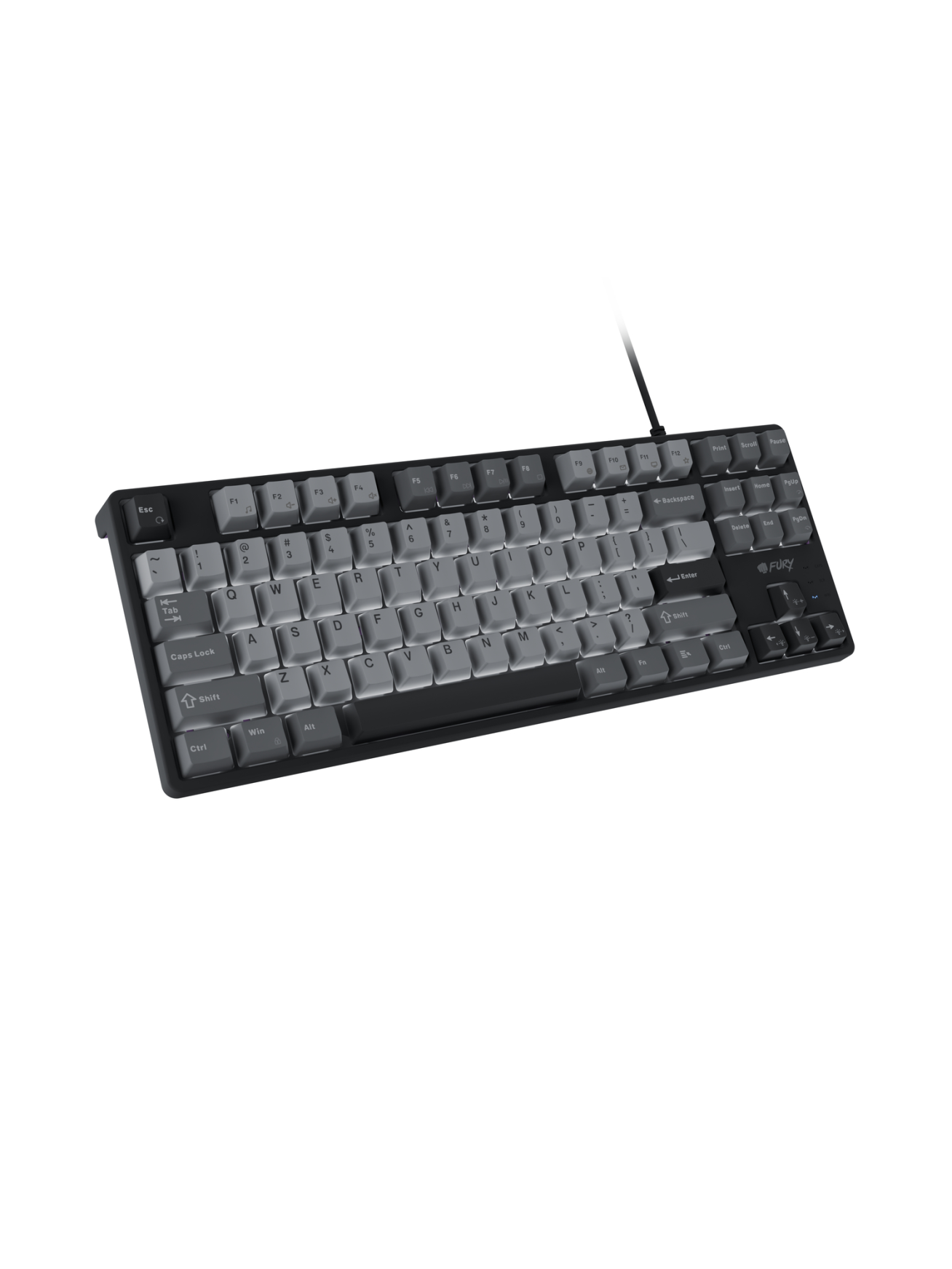 Fury | Kanabo K2 | Gaming Keyboard | Wired | US | Linear | Black/Gray 1