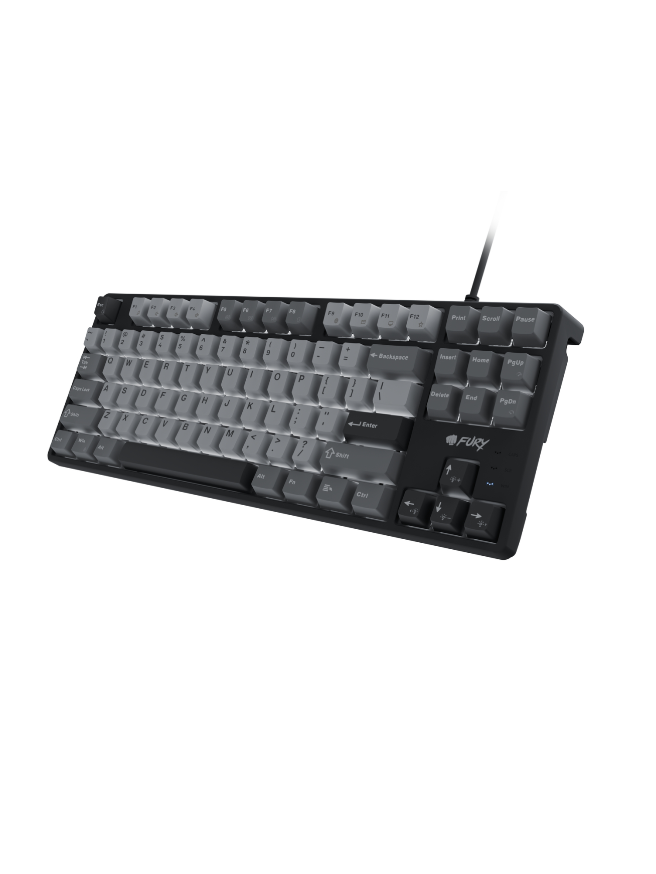 Fury | Kanabo K2 | Gaming Keyboard | Wired | US | Linear | Black/Gray 2