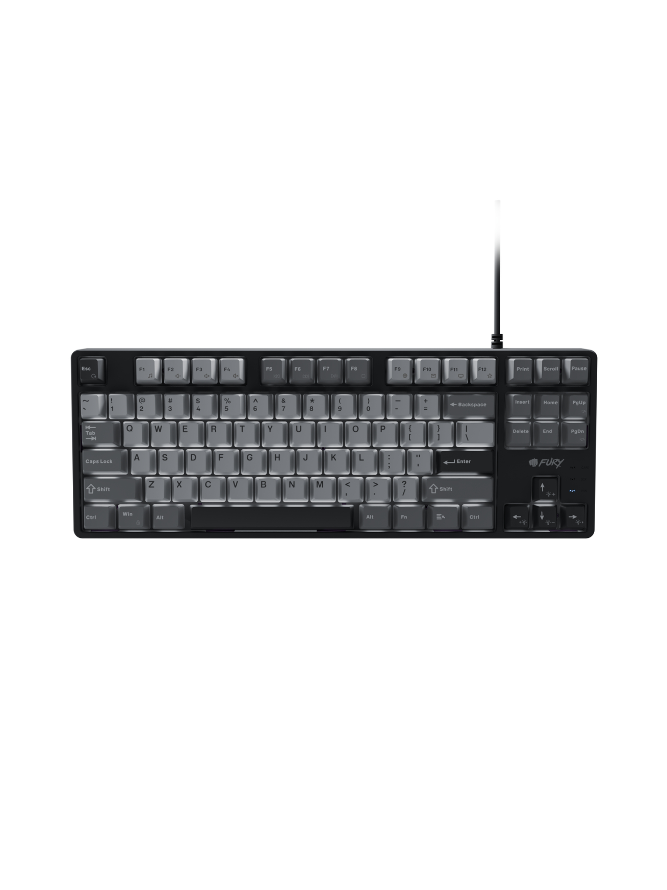 Fury | Kanabo K2 | Gaming Keyboard | Wired | US | Linear | Black/Gray