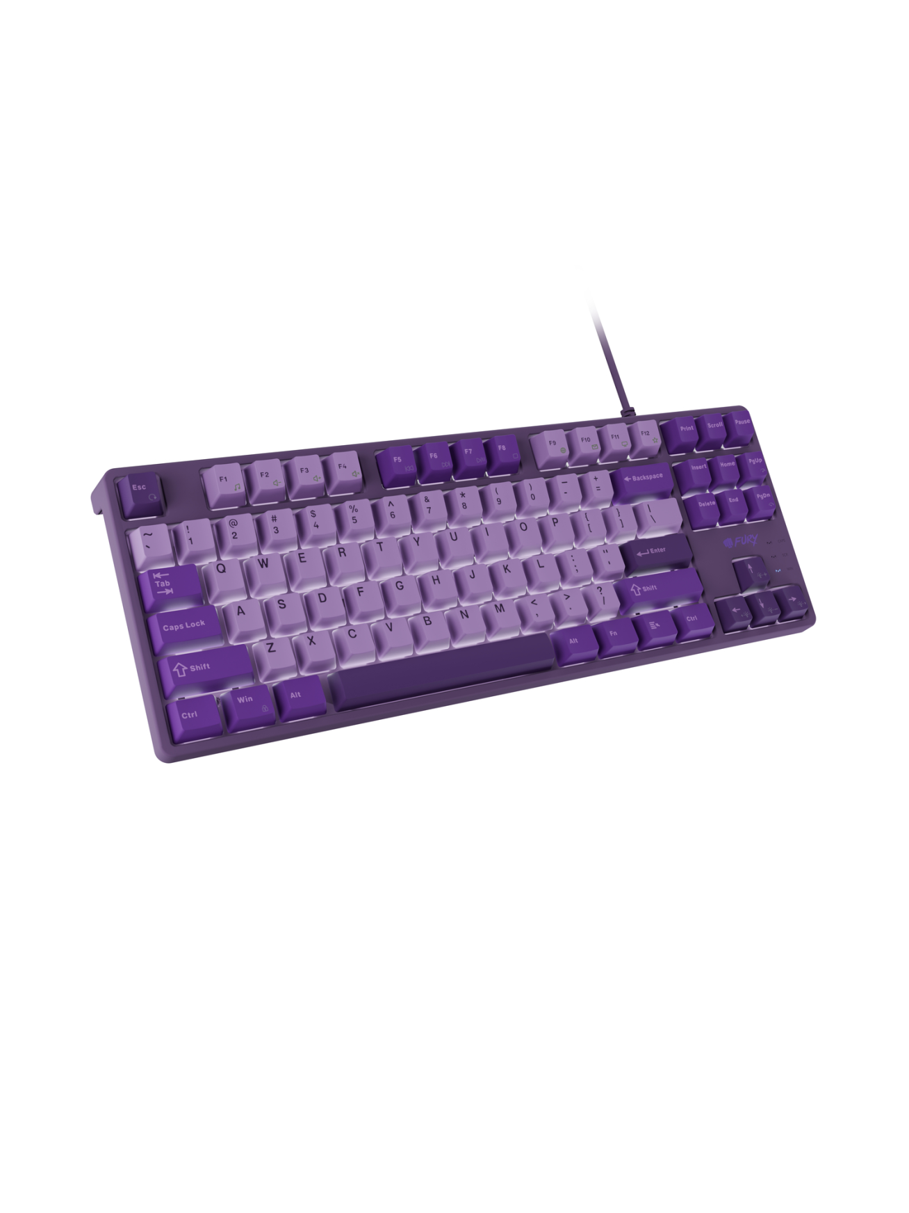 Fury | Kanabo K2 | Gaming Keyboard | Wired | US | Linear | Purple 1 Fury | Kanabo K2 | Gaming Keyboard | Wired | US | Linear | Purple 1