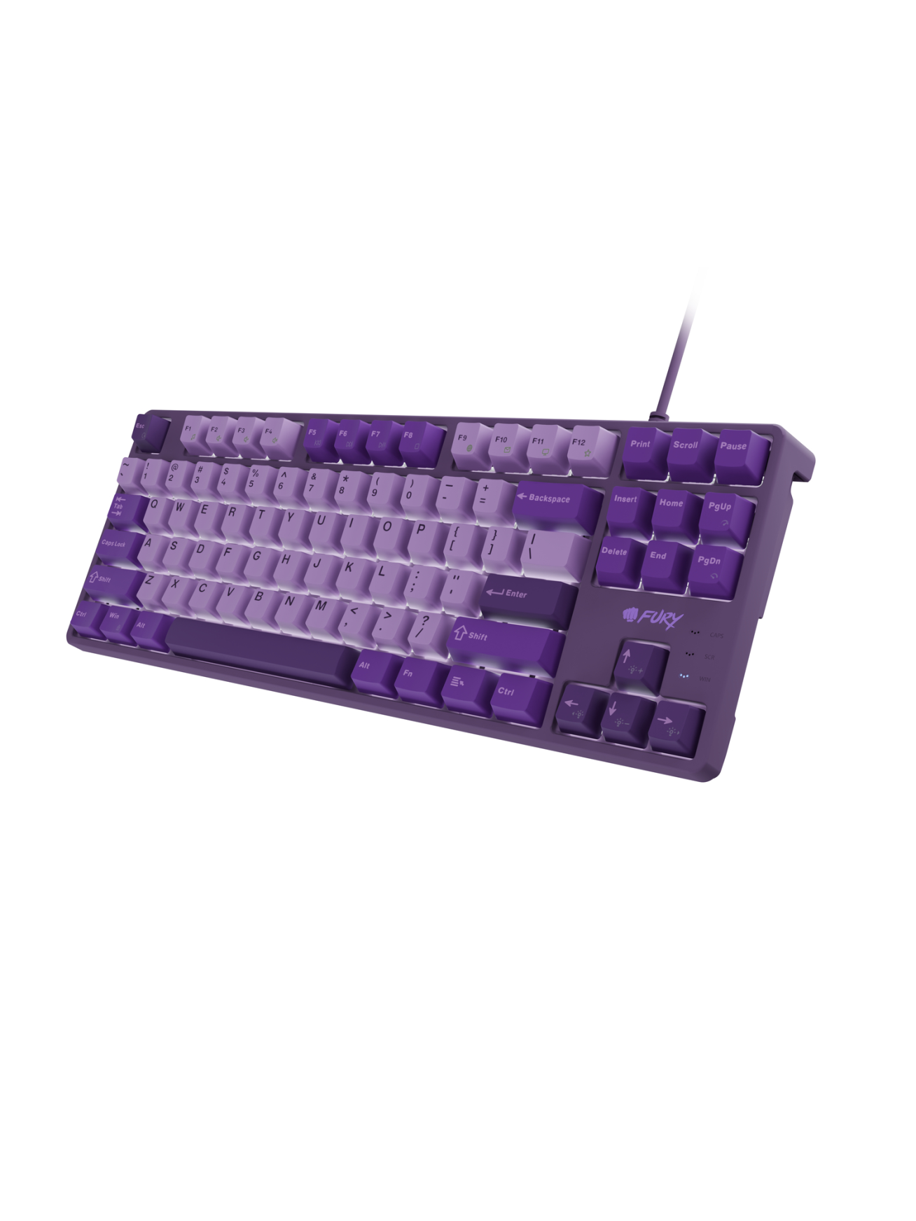 Fury | Kanabo K2 | Gaming Keyboard | Wired | US | Linear | Purple 2