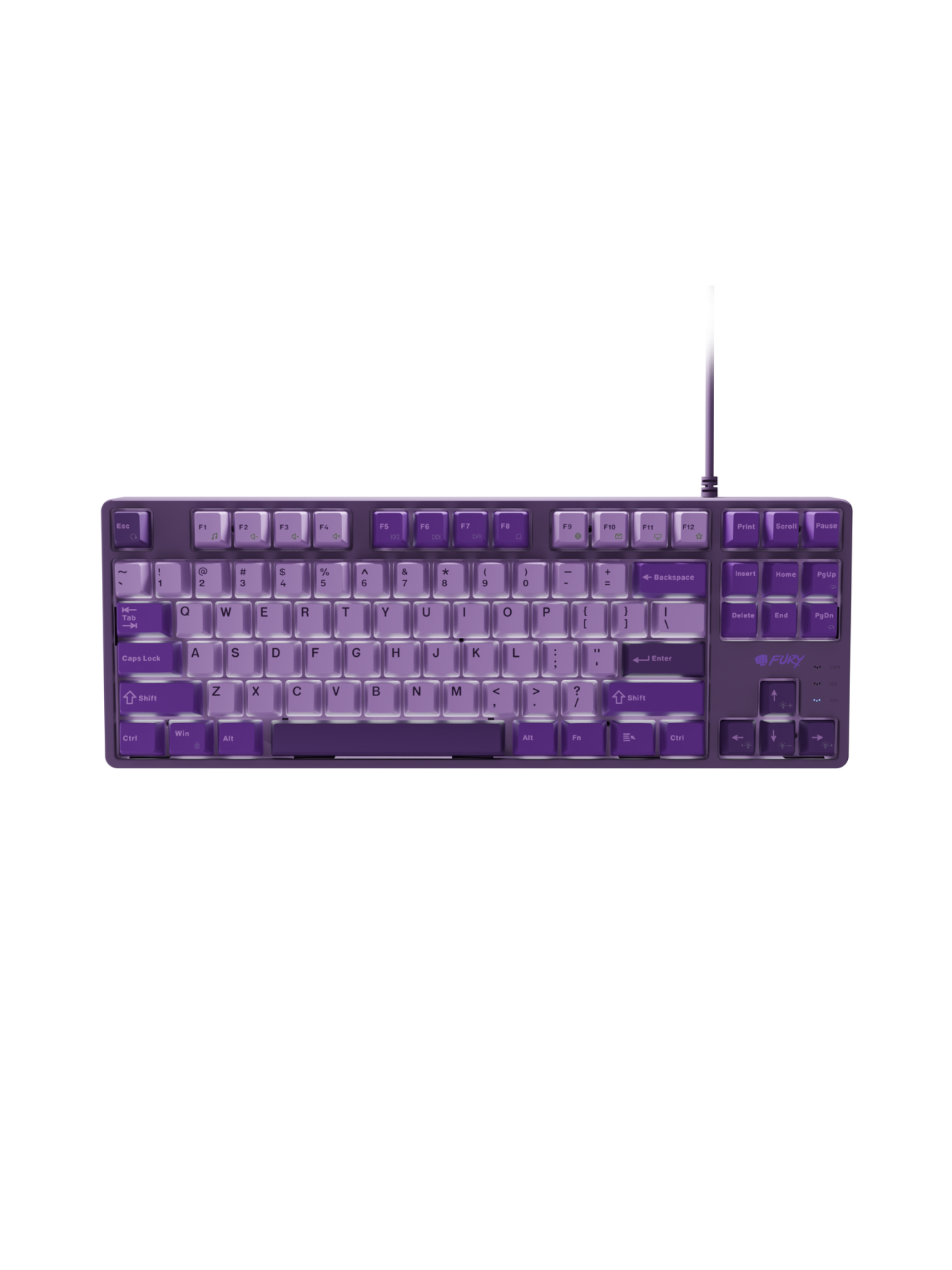 Fury | Kanabo K2 | Gaming Keyboard | Wired | US | Linear | Purple