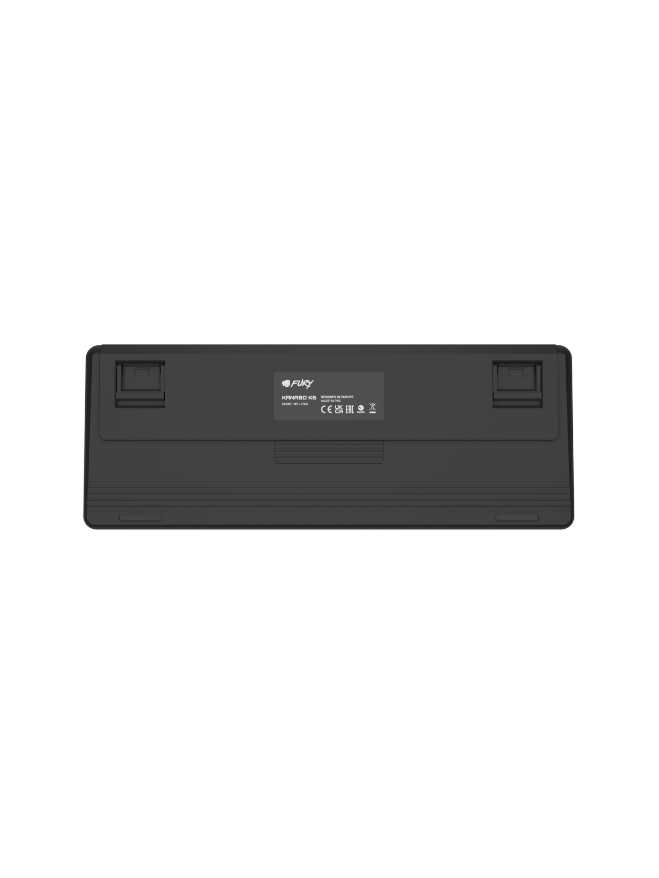 Fury Kanabo K6 | Gaming Keyboard | Wired | US | Linear | Black/Gray 5