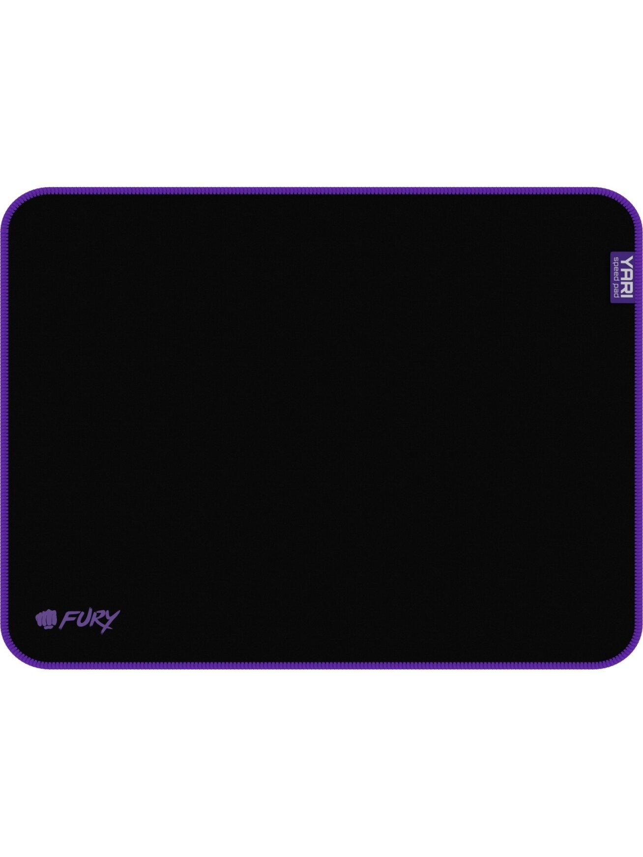 Fury Yari Speed L | Mouse pad | 300 x 400 mm | Black/Purple