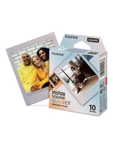 Fujifilm Instax Square Sunset Instant Film, 10 Sheets