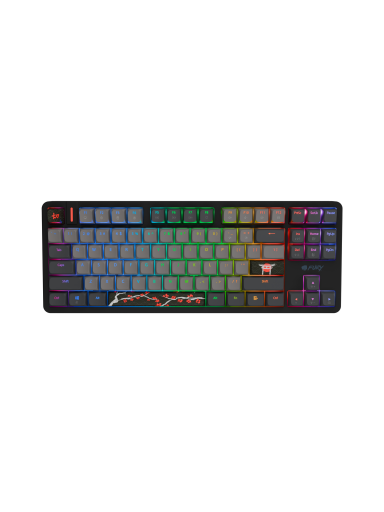 Fury Kanabo K6 | Gaming Keyboard | Wired | US | Linear | Black/Gray Fury Kanabo K6 | Gaming Keyboard | Wired | US | Linear | Black/Gray