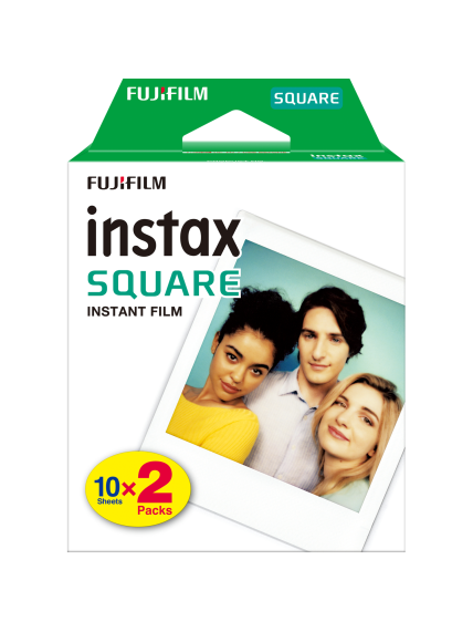 Fujifilm | Instax Square Glossy Instant film (2x10pl) | 86 x 72 mm | Image dimensions: 62 × 62 mm | Quantity 20 1