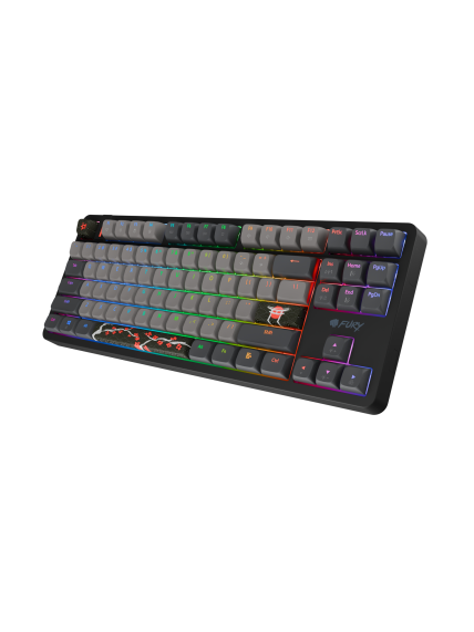 Fury Kanabo K6 | Gaming Keyboard | Wired | US | Linear | Black/Gray 2 Fury Kanabo K6 | Gaming Keyboard | Wired | US | Linear | Black/Gray 2