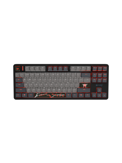 Fury Kanabo K6 | Gaming Keyboard | Wired | US | Linear | Black/Gray 6