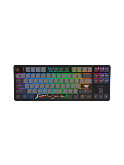 Fury Kanabo K6 | Gaming Keyboard | Wired | US | Linear | Black/Gray Fury Kanabo K6 | Gaming Keyboard | Wired | US | Linear | Black/Gray