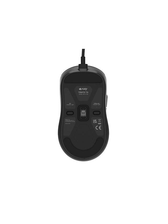 Fury | Gaming Mouse | Tanto T4 | Wired | USB | Black 4