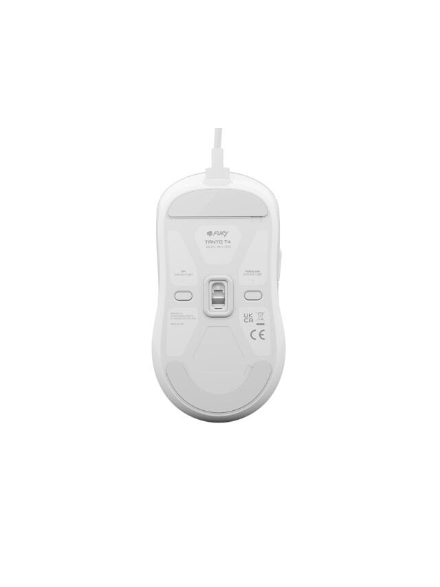 Fury | Gaming Mouse | Tanto T4 | Wired | USB | White 4