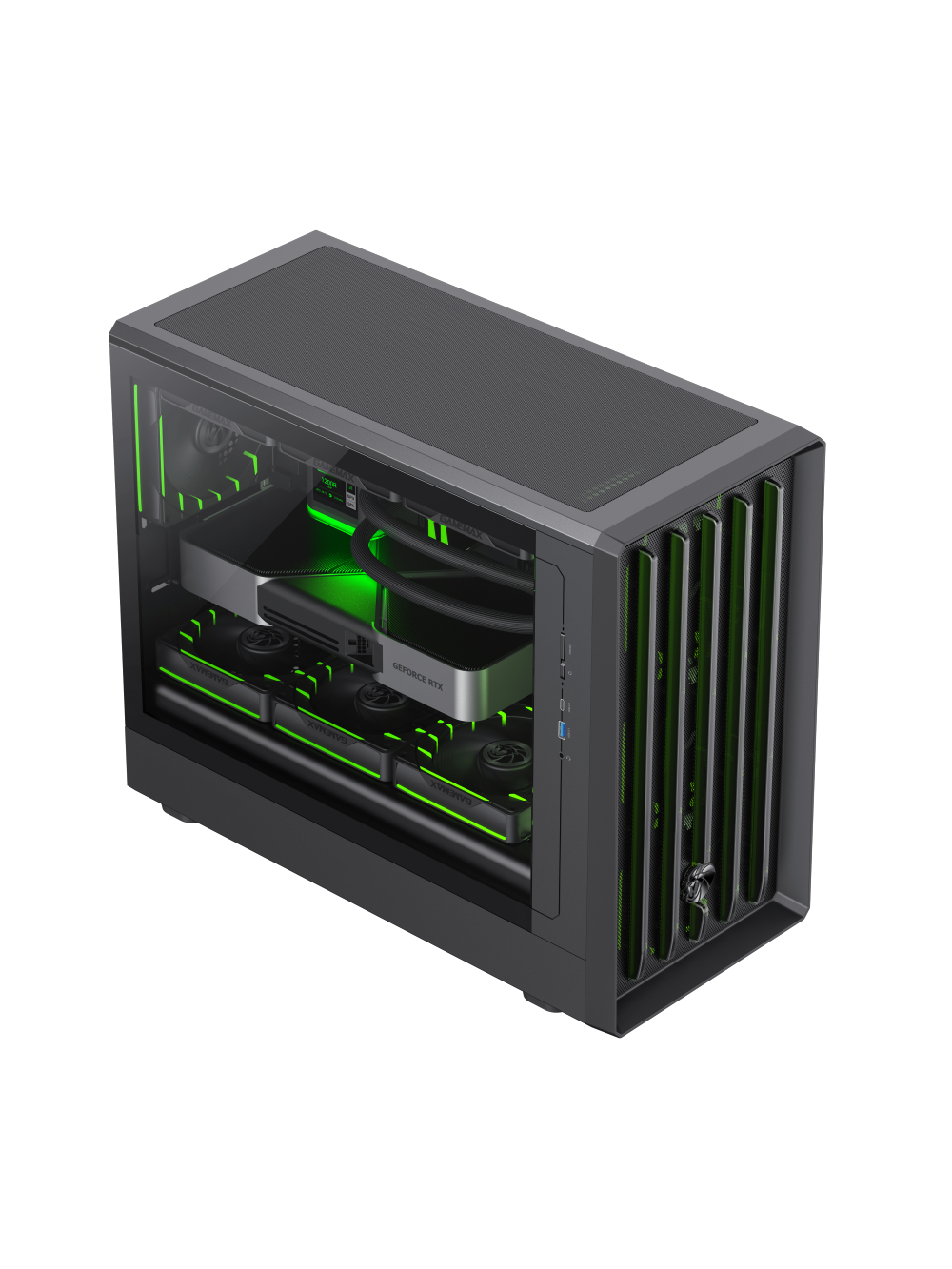 Gamemax Case | CLAW 360 BK | M-ATX 5