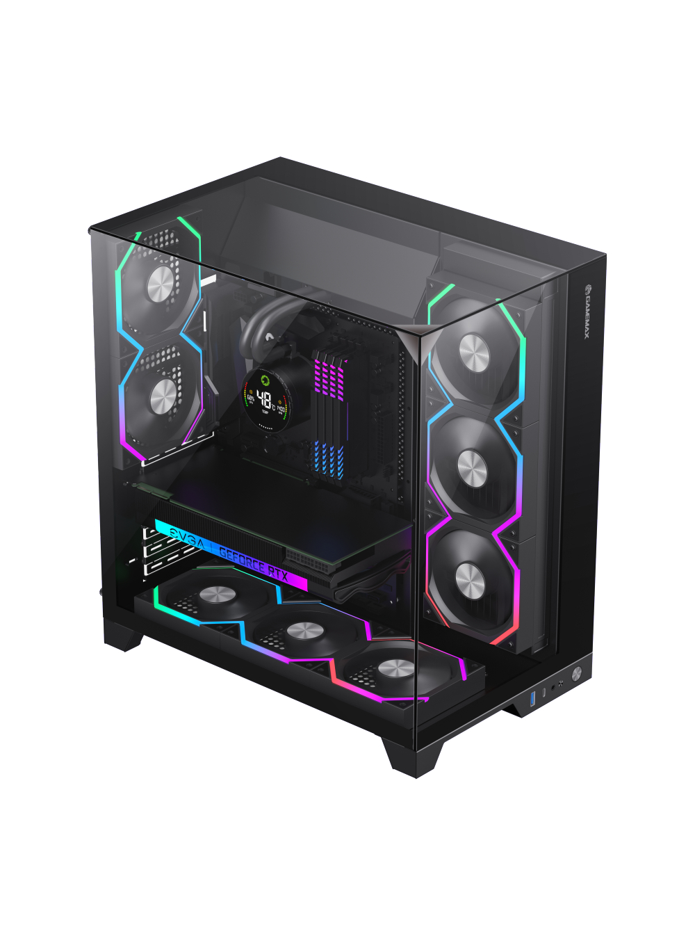 Gamemax Case | INFINITY PRO BK | ATX 4 Gamemax Case | INFINITY PRO BK | ATX 4